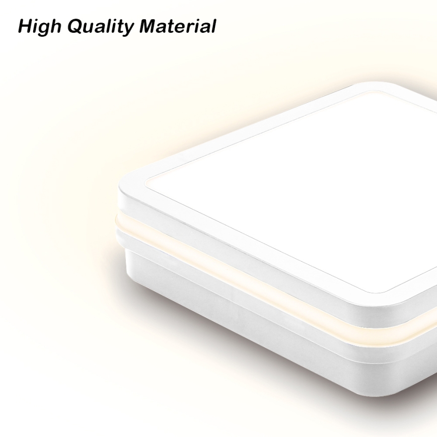 Brilagi - LED vanjska svjetiljka BENE LED/18W/230V 22x22 cm bijela IP54