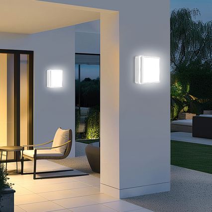 Brilagi - LED vanjska svjetiljka BENE LED/24W/230V 26x26 cm bijela IP54