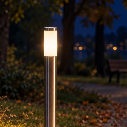BRILAGI - LED vanjska svjetiljka ELIA 1x E27/7W/230V 4000K IP44 100 cm matni krom