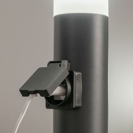 BRILAGI - LED vanjska lampa s utičnicom ELIA 1xE27/7W/230V 4000K IP44 50 cm antracit