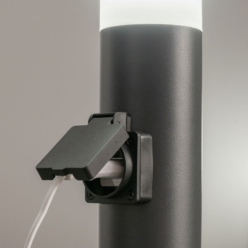 BRILAGI - LED vanjska lampa s utičnicom ELIA 1xE27/7W/230V 4000K IP44 50 cm antracit