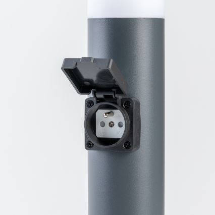 BRILAGI - LED vanjska lampa s utičnicom ELIA 1xE27/7W/230V 4000K IP44 50 cm antracit