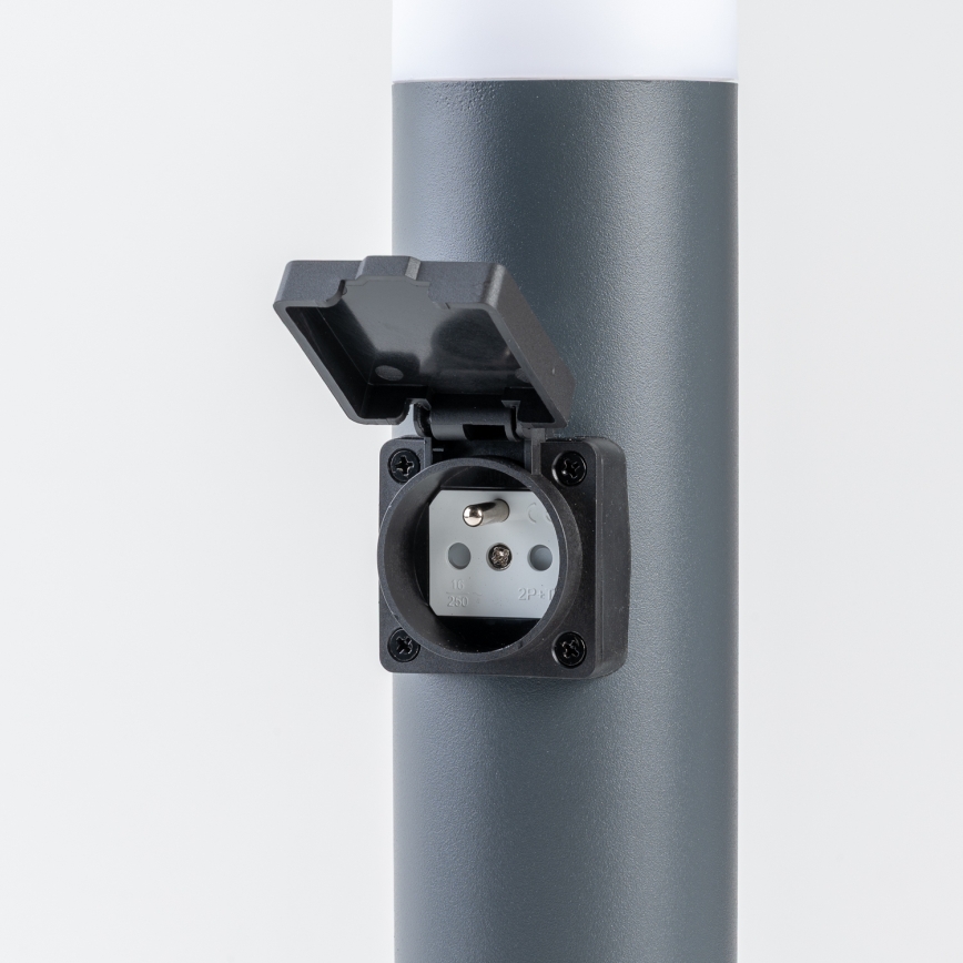 BRILAGI - LED vanjska lampa s utičnicom ELIA 1xE27/7W/230V 4000K IP44 50 cm antracit