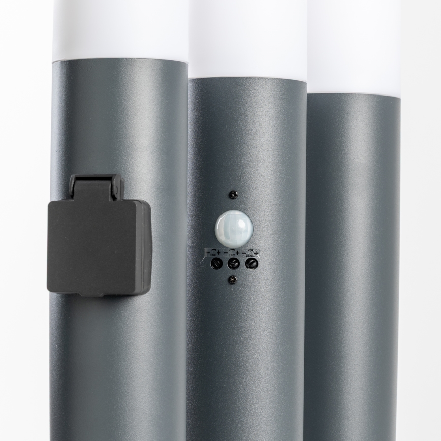 BRILAGI - LED vanjska svjetiljka ELIA s prigušivanjem 1xE27/6W/230V 2700-6500K IP44 Wi-Fi 100 cm antracit