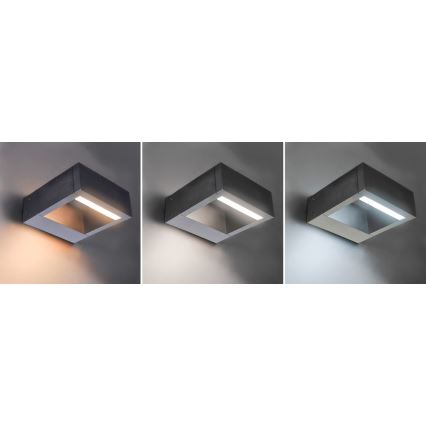 Brilagi - LED Vanjska zidna svjetiljka RAGUSA LED/7W/230V 3000/4000/6000K antracit IP54