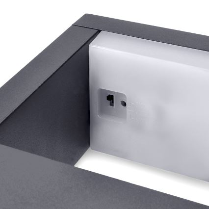 Brilagi - LED Vanjska zidna svjetiljka RAGUSA LED/7W/230V 3000/4000/6000K antracit IP54