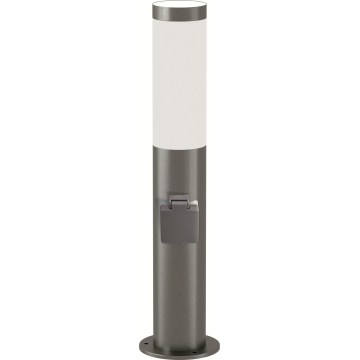 Brilagi - LED vanjska svjetiljka s utičnicom ELIA 1xE27/7W/230V 4000K IP44 50 cm matirani krom