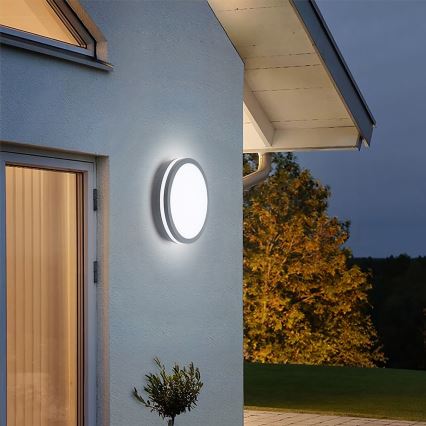 Brilagi - LED Vanjska svjetiljka sa senzorom BENE LED/24W/230V pr. 26 cm antracit IP54