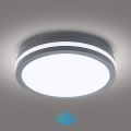 Brilagi - LED vanjska svjetiljka sa senzorom BENE LED/24W/230V Ø 26 cm antracitna IP54