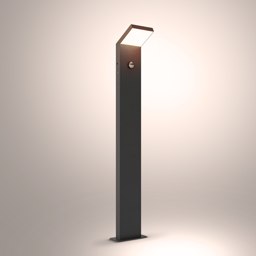 Brilagi - LED vanjska svjetiljka sa senzorom RIANO LED/8W/230V antracit IP65
