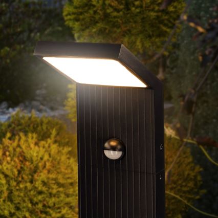 Brilagi - LED vanjska svjetiljka sa senzorom RIANO LED/8W/230V antracit IP65
