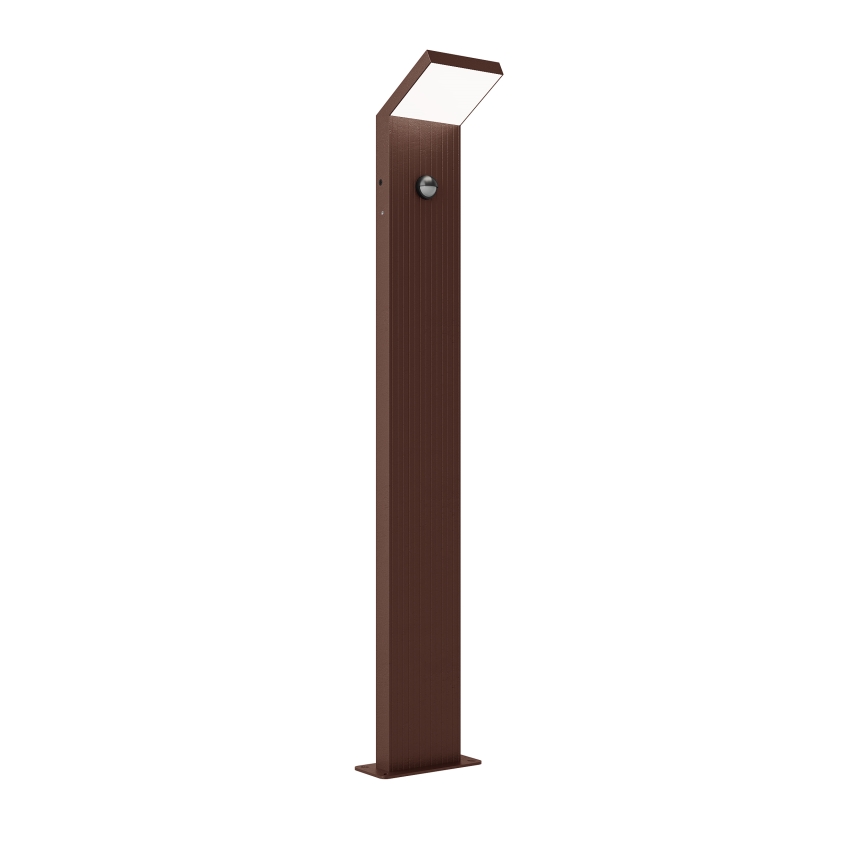 Brilagi - LED vanjska svjetiljka sa senzorom RIANO LED/8W/230V smeđa IP65 80 cm