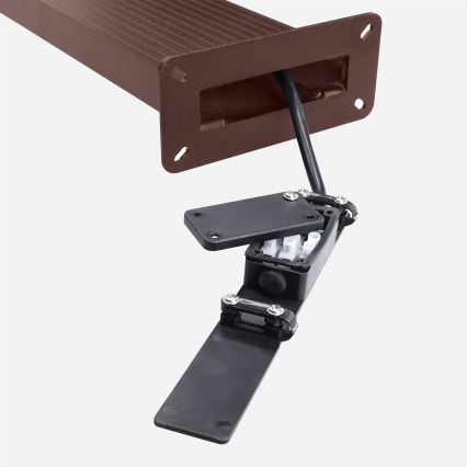 Brilagi - LED vanjska svjetiljka sa senzorom RIANO LED/8W/230V smeđa IP65 80 cm