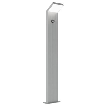 Brilagi - LED vanjska svjetiljka sa senzorom RIANO LED/8W/230V srebrna IP65