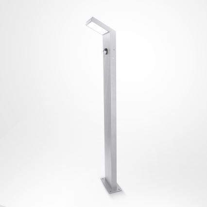 Brilagi - LED vanjska svjetiljka sa senzorom RIANO LED/8W/230V srebrna IP65