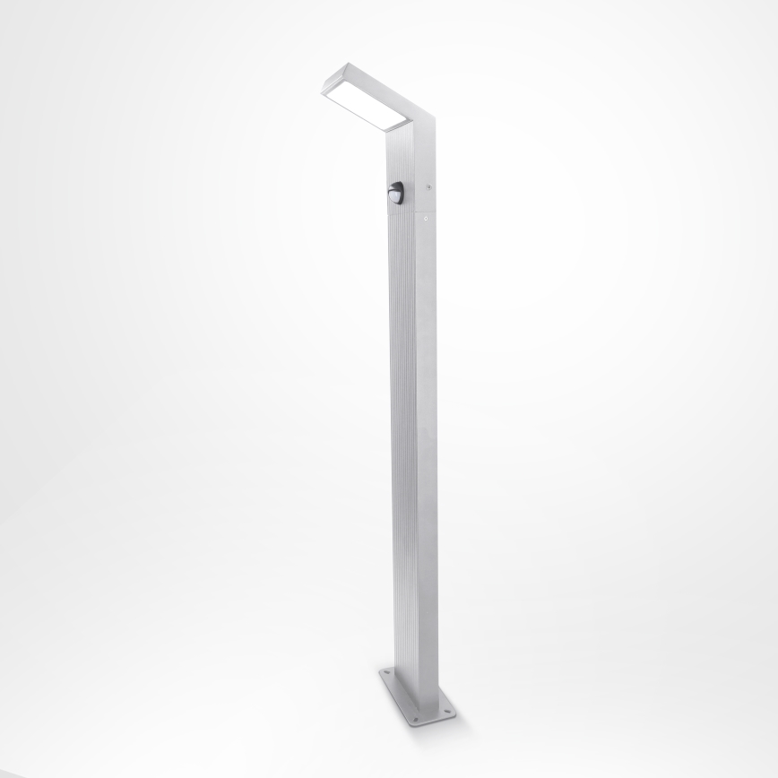 Brilagi - LED vanjska svjetiljka sa senzorom RIANO LED/8W/230V srebrna IP65