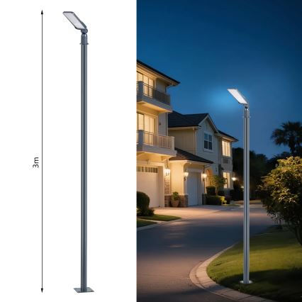 Brilagi - LED vanjska ulična svjetiljka sa stupom i zglobom 3 m URBANLIGHT LED/50W/230V antracit IP65