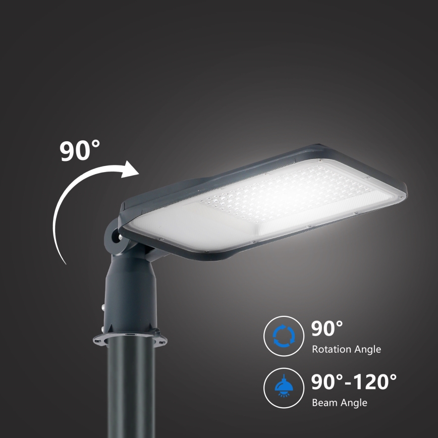 Brilagi - LED vanjska ulična svjetiljka sa stupom i zglobom 3 m URBANLIGHT LED/100W/230V antracit IP65