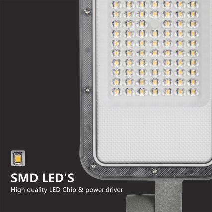 Brilagi - LED vanjska ulična svjetiljka sa stupom i zglobom 3 m URBANLIGHT LED/100W/230V siva IP65