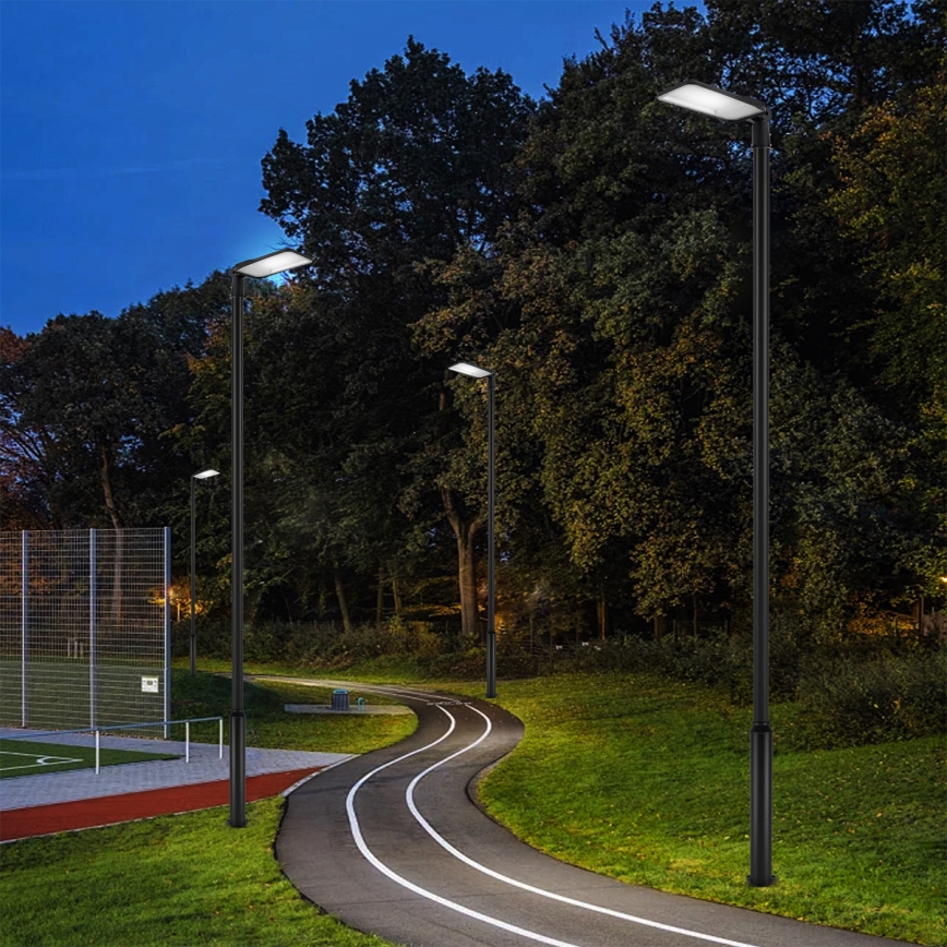 Brilagi - Vanjska ulična LED svjetiljka s 5 m stupom i zglobom URBANLIGHT LED/200W/230V crna IP65