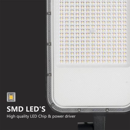 Brilagi - Vanjska ulična LED svjetiljka s 5 m stupom i zglobom URBANLIGHT LED/200W/230V crna IP65