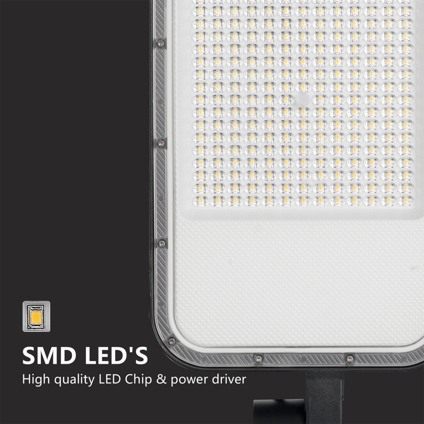 Brilagi - Vanjska ulična LED svjetiljka s 5 m stupom i zglobom URBANLIGHT LED/200W/230V crna IP65