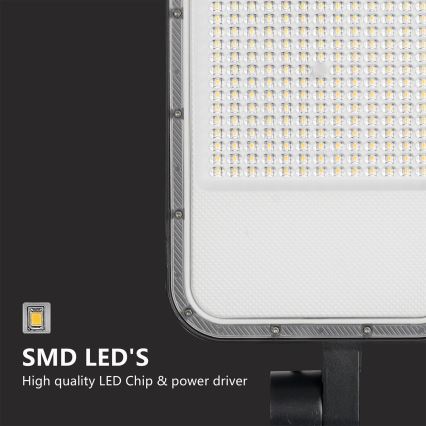 Brilagi - LED vanjska ulična lampa s stupom i zglobom 3 m URBANLIGHT LED/200W/230V crna IP65