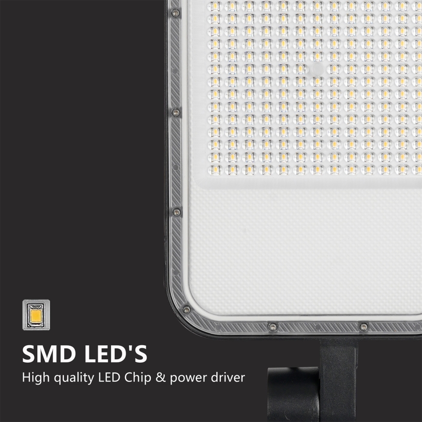Brilagi - LED vanjska ulična lampa s stupom i zglobom 3 m URBANLIGHT LED/200W/230V crna IP65