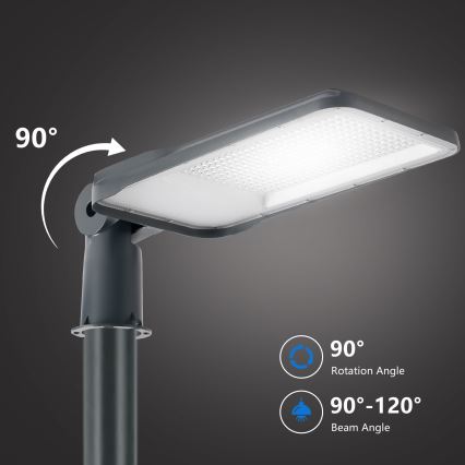Brilagi - LED vanjska ulična svjetiljka sa stupom i zglobom 4 m URBANLIGHT LED/200W/230V antracit IP65