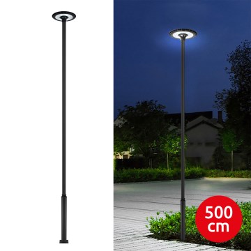 Brilagi - LED vanjska ulična svjetiljka s stupom visine 5 m URBANSPARK LED/120W/230V crna IP65