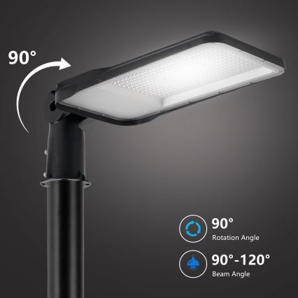Brilagi - LED vanjska ulična svjetiljka s zglobom URBANLIGHT LED/200W/230V crna IP65