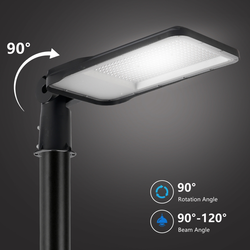 Brilagi - LED vanjska ulična svjetiljka s zglobom URBANLIGHT LED/200W/230V crna IP65