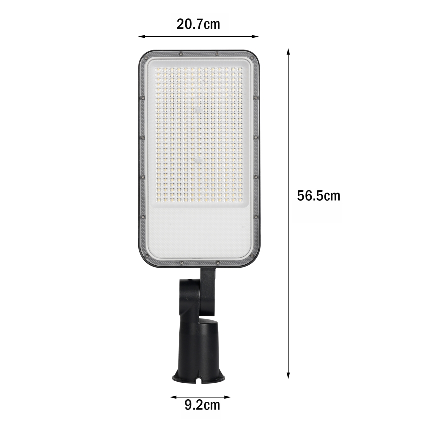 Brilagi - LED vanjska ulična svjetiljka s zglobom URBANLIGHT LED/200W/230V crna IP65