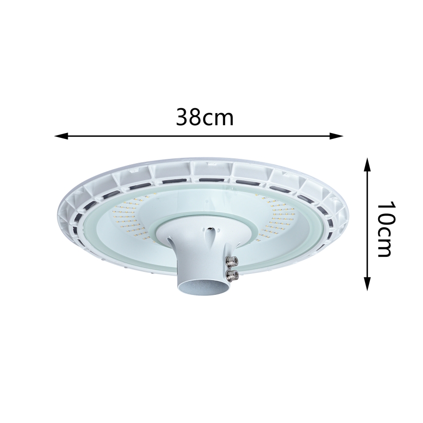 Brilagi - LED vanjska ulična lampa sa stupom 3 m URBANSPARK LED/120W/230V bijela IP65
