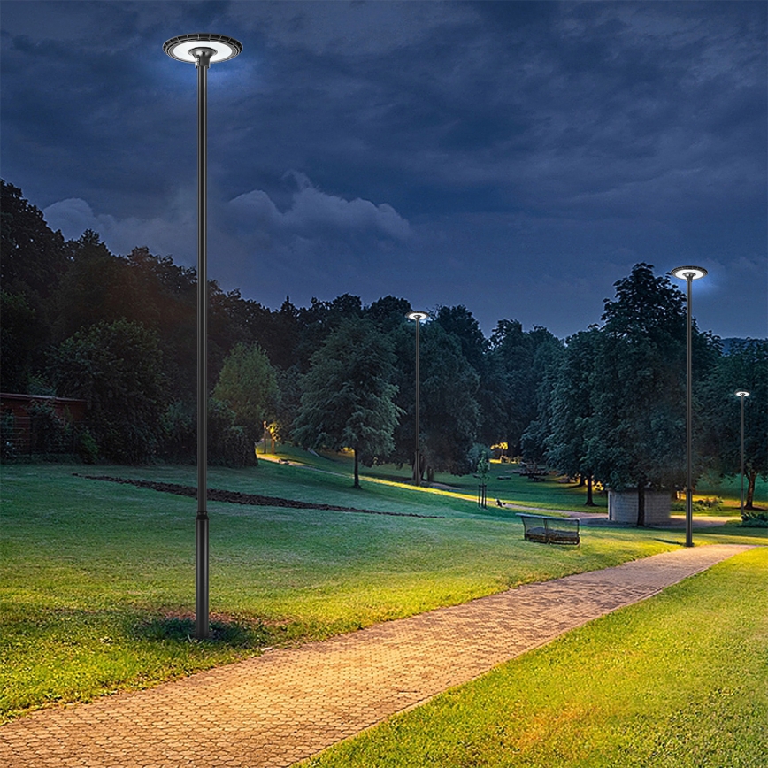 Brilagi - LED vanjska ulična svjetiljka s stupom visine 5 m URBANSPARK LED/120W/230V crna IP65