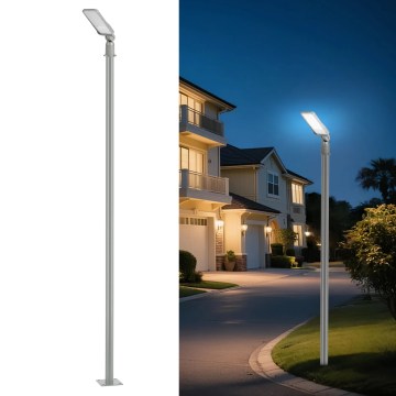 Brilagi - LED vanjska ulična svjetiljka sa stupom i zglobom 3 m URBANLIGHT LED/50W/230V siva IP65