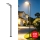 Brilagi - LED vanjska ulična svjetiljka sa stupom i zglobom 4 m URBANLIGHT LED/100W/230V crna IP65