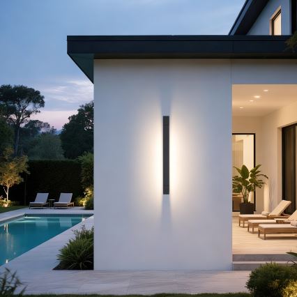 Brilagi - LED vanjska zidna svjetiljka AQUA LINE LED/18W/230V 60 cm IP44 antracit CRI 90