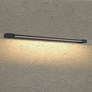 BRILAGI - LED vanjska zidna svjetiljka AQUA LINE LED/28W/230V 100 cm IP44 crna CRI 90