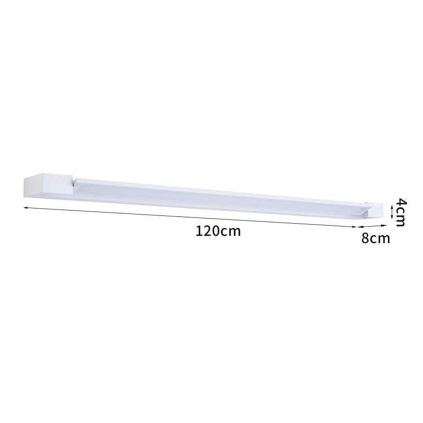 BRILAGI - LED Vanjsko zidno svjetlo AQUA LINE LED/36W/230V 120 cm IP44 bijela CRI 90