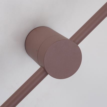 Brilagi - LED vanjska zidna svjetiljka AURA LED/12W/230V 3000K IP54 65 cm smeđa CRI 90
