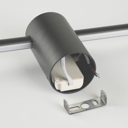 Brilagi - Vanjsko zidno svjetlo AURA LED/12W/230V 3000K IP54 65 cm antracit