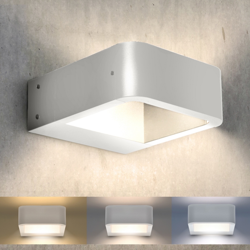 Brilagi - LED Vanjska zidna svjetiljka BARI LED/7W/230V 3000/4000/6000K bijela IP54