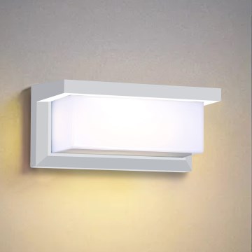 Brilagi - LED Vanjska zidna svjetiljka BRICKY LED/12W/230V bijela IP54