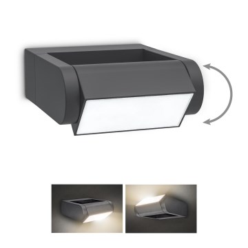 Brilagi - LED Vanjska zidna svjetiljka CROTONE LED/7W/230V antracit IP54