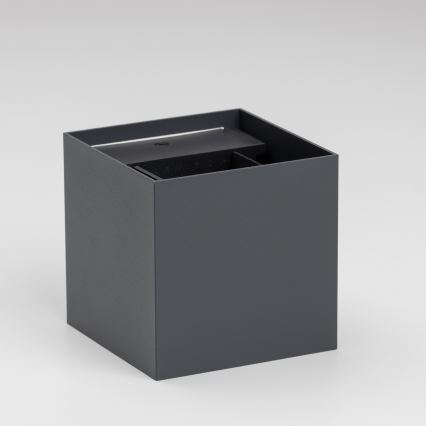 Brilagi - LED Vanjska zidna svjetiljka CUBE LED/6W/230V antracit IP54