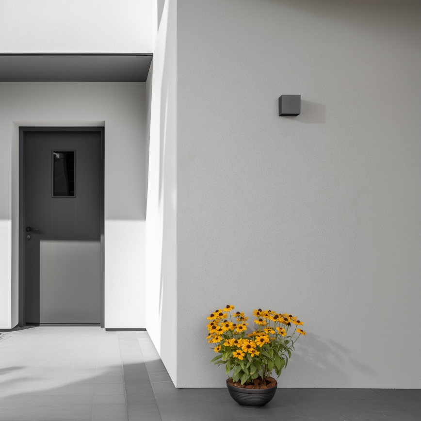 Brilagi - LED Vanjska zidna svjetiljka CUBE LED/6W/230V antracit IP54