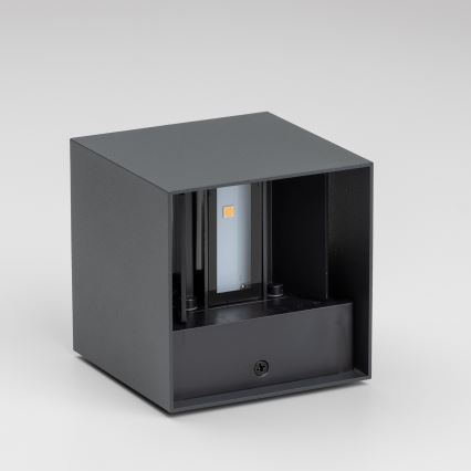 Brilagi - LED Vanjska zidna svjetiljka CUBE LED/6W/230V antracit IP54