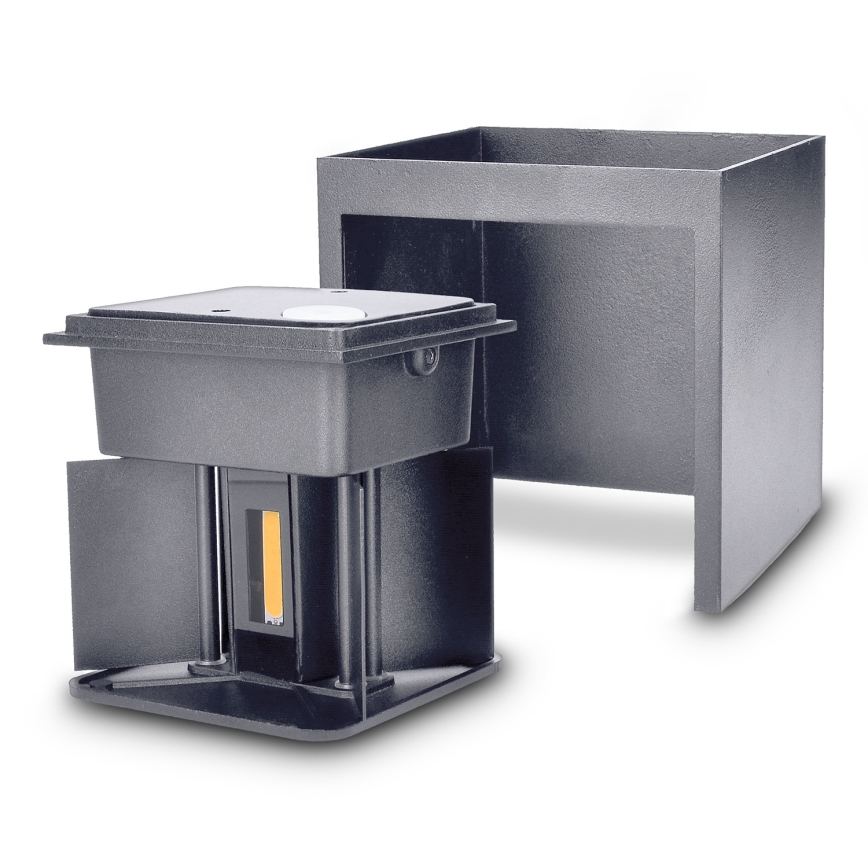 Brilagi - LED Vanjska zidna svjetiljka CUBE LED/6W/230V antracit IP54