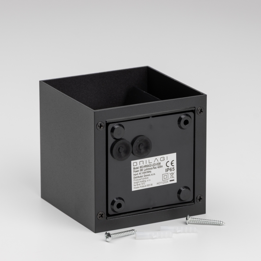Brilagi - LED Vanjska zidna svjetiljka CUBE LED/6W/230V IP54